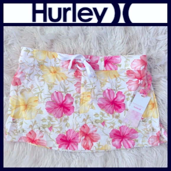 NWT LSF X Hurley Hibiscus Boardie Skirt - Picture 5 of 14